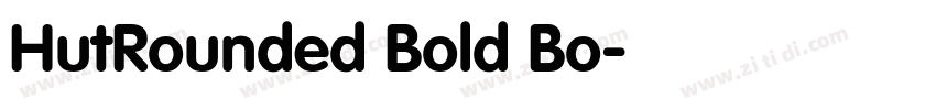HutRounded Bold Bo字体转换